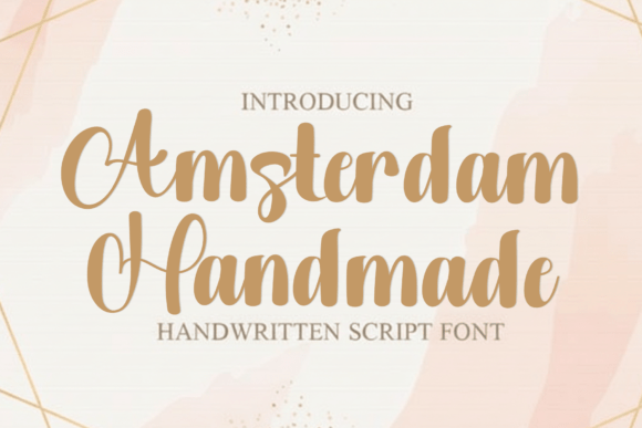 Amsterdam Handmade: A Font That Brings Holiday Magic to Your Brand