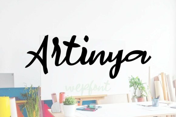 Artinya: A Script Font That Breathes Life Into Branding