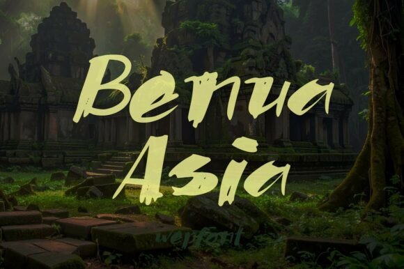 Benua Asia: A Font That Breathes Life Into Your Craft