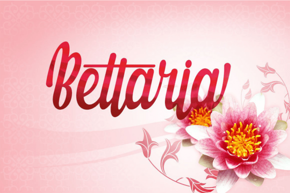 Bettaria Font for Web Design