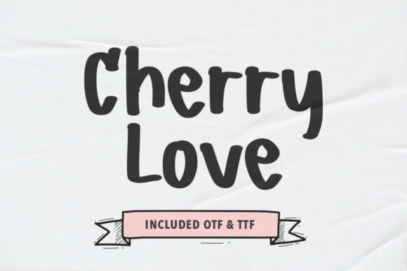 Cherry Love: A Font That Speaks Sweetly