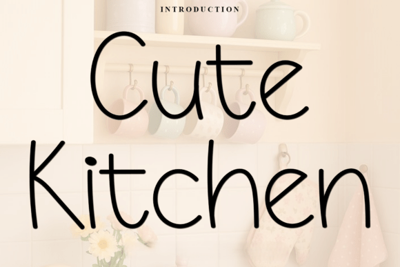 Cute Kitchen: A Script Font for Editorial Design