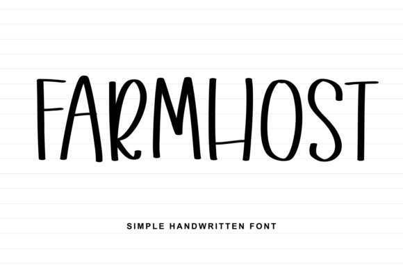 Farmhost: A Font That Feels Like a Warm Handshake