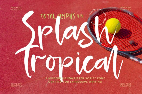 Font Choice That Speaks Volumes: Exploring Splash Tropical