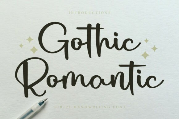 Gothic Romantic: A Font That Speaks in Elegance