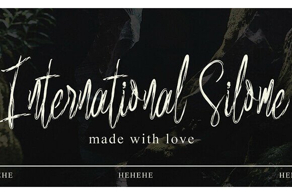 International Silome: A Beautiful Script Font for Digital Design
