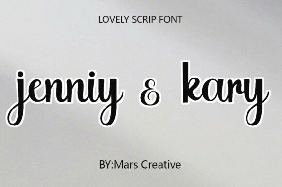 Jenniy Kary: A Modern Script Font for Web Design