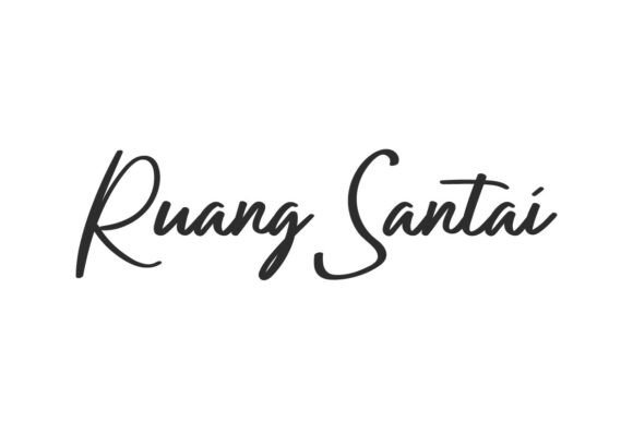 Ruang Santai: A Font That Breathes Life Into Branding