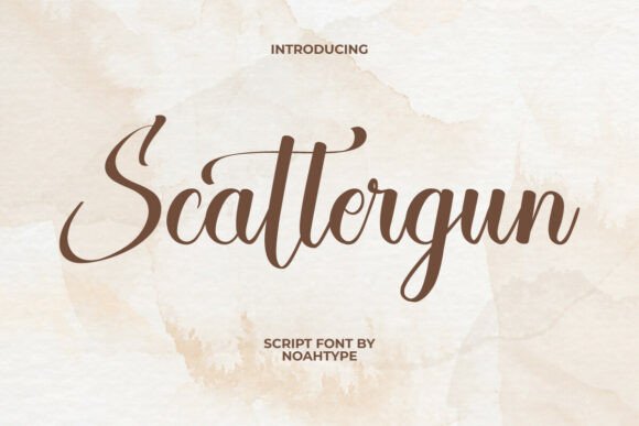 Scattergun: A Script Font for Dynamic Campaigns