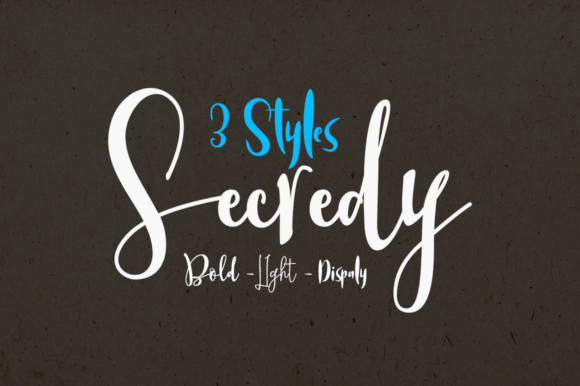 Secredy: A Script Font That Elevates Digital Branding