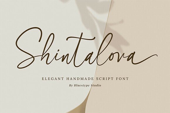 Shintalova: A Timeless Script Font for Editorial Design