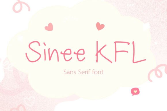 Sinee Kfl: A Playful Script Font for Digital Design