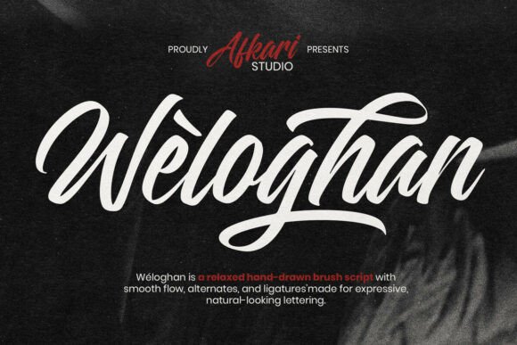 Weloghan: A Script Font That Elevates Digital Branding
