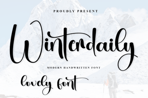 Winterdaily: A Warm Script Font for Digital Branding